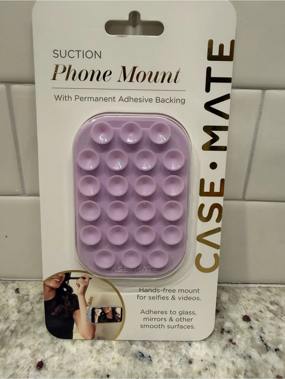 case-mate Lavender Suction Phone Mount - Suction Cup Holder